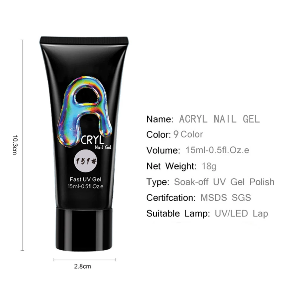 Набор для ногтей УФ светодиодный светильник Сушилка гель комплект био-Гели Soak Off