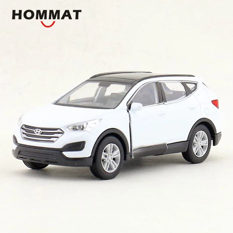 HOMMAT масштаб 1:36 МОДЕЛЬ Hyundai Santafe игрушечный автомобиль из металлического сплава