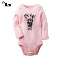 pogo rock black power fistblack prideempowerment of printed newborn baby outfits long sleeve jumpsuit 100 cotton