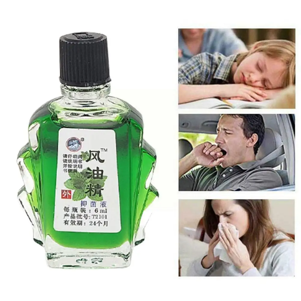 

6ml Refreshing Oil Wind Oil For Headache Dizziness Medicinal Oil Pain Rheumatism Abdominal Pain Fengyoujing I8q0