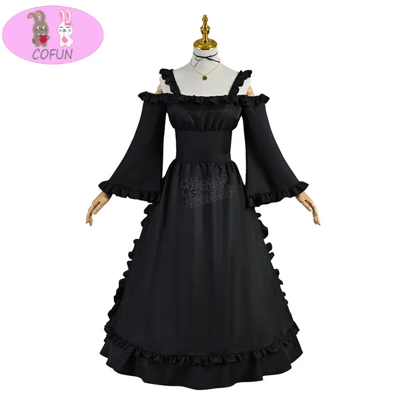 

Anime! The Duke of Death and His Maid Alice Dress Elegant Uniform Cosplay Costume Halloween Party Suit Dailydress Women 2021 NEW