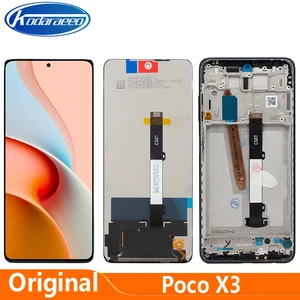 6.67 For Xiaomi Poco X3 Pro M2102J20SG M2102J20SI LCD Display Touch
Digitizer Screen Assembly Poco X3 MZB07Z0IN M2007J20CI