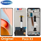 ЖК-дисплей 6,67 ''для Xiaomi Poco X3 Pro M2102J20SG M2102J20SI, дисплей с сенсорным дигитайзером в сборе Poco X3, MZB07Z0IN, M2007J20CI