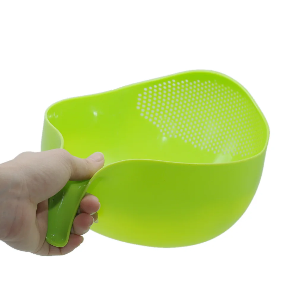 

Sieve Rice Plastic Colander Drain Basket 2-In-1Food Clean Machine Vegetables Fruit Bowl Drainer Kitchen Cleaning Essentials Tool