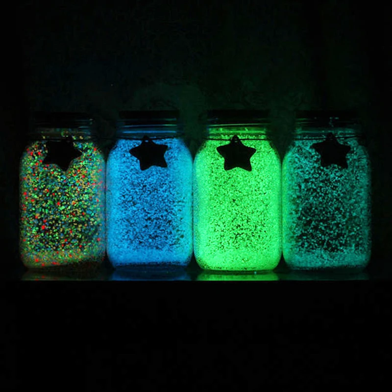 Fluorescent Luminous Particles Pigment Bright Glow Sand In The Dark Wedding Birthday Party Decor Supplies | Дом и сад