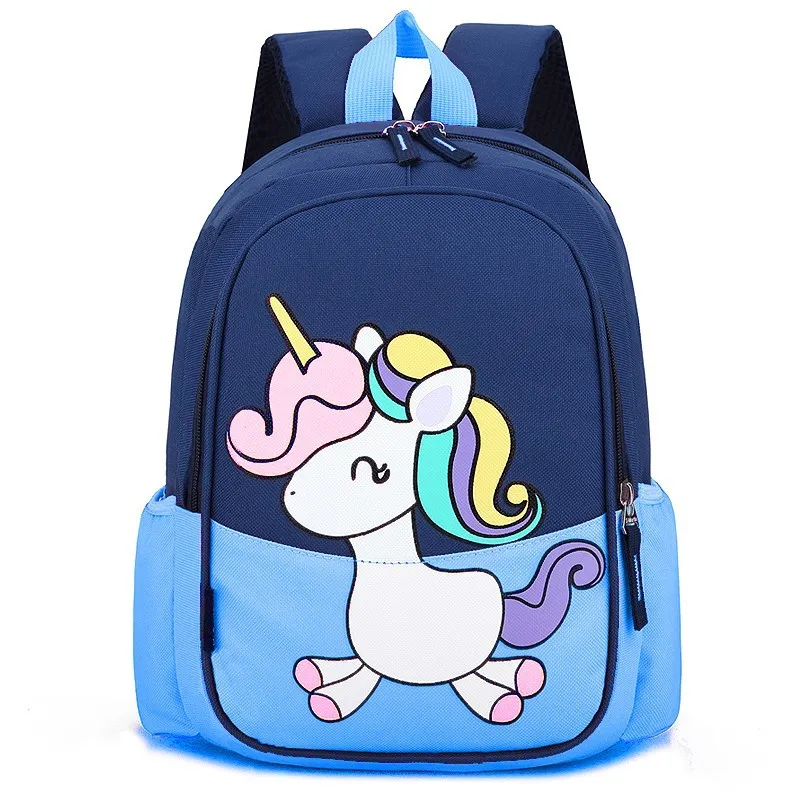 

New Animal Children Backpacks Unicorn Design Girls Boys Backpack Toddler Kids Neoprene School Bags Kindergarten Cartoon Bag