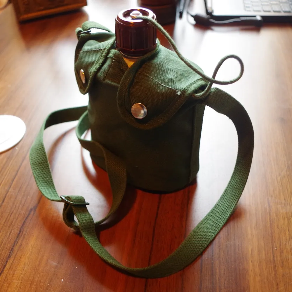 

China Army Type 78 Kettle Pot Portable Canteen With Cover Outdoor