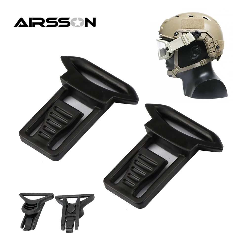 

FMA Fast Helmet Goggle Swivel Clips Set for Helmet Side Rails Wargame Paintball Airsoft Tactical Combat Mount Helmet Accessory