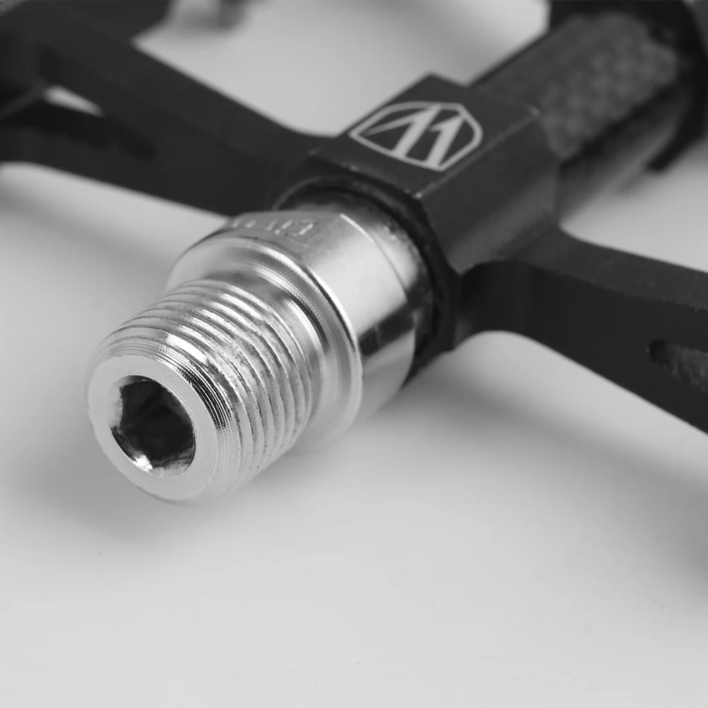 

2pcs WHEEL UP Bike Pedals Aluminium Alloy Carbon Tube Bicycle Platform Lightweight Pedals Bike Accessory for MTB Road Bike