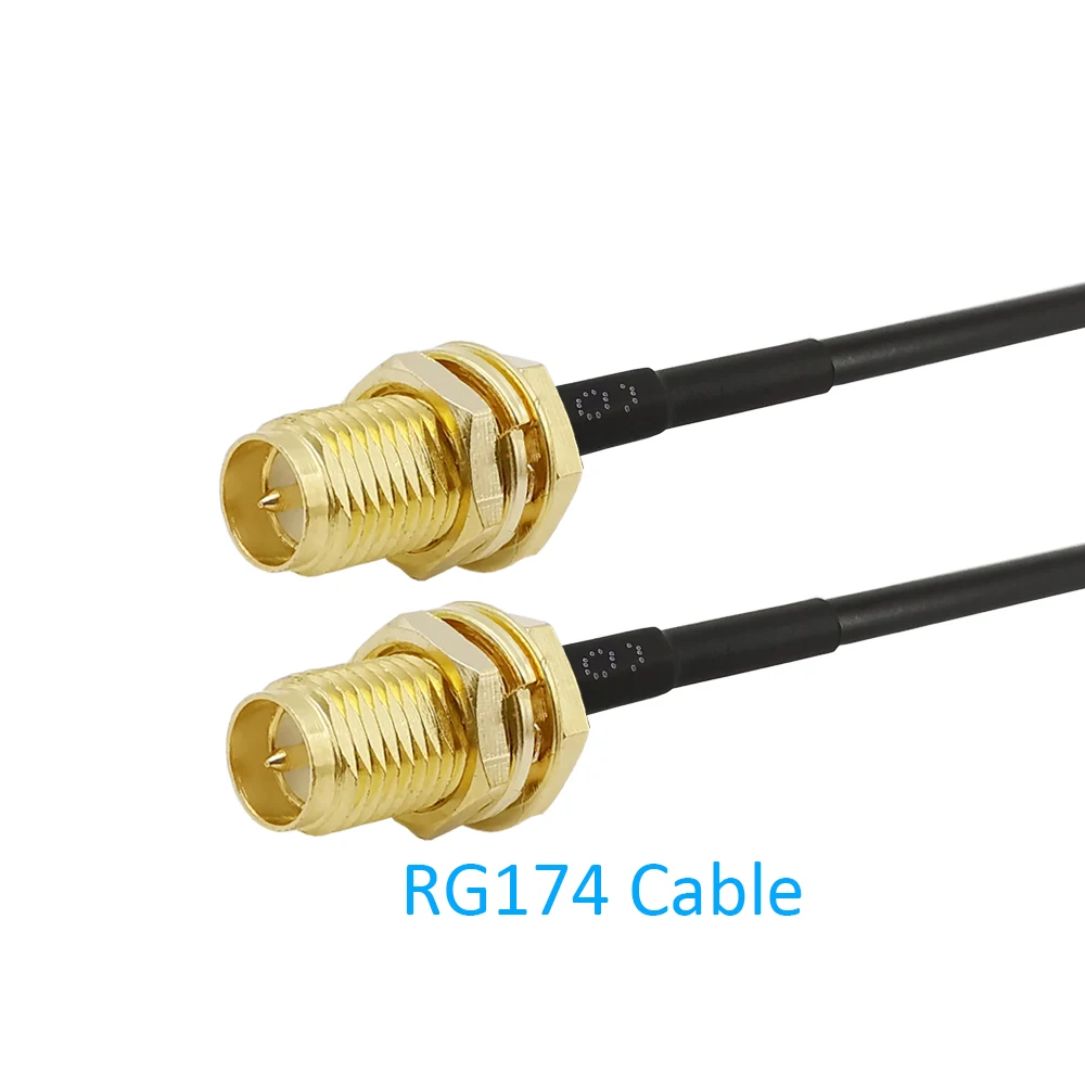 RP-SMA Female to RP- SMA Connector WLAN Network WiFi Wireless Antenna RG316/RG316D/RG174/RG58/LMR195 RF Cable | Обустройство дома