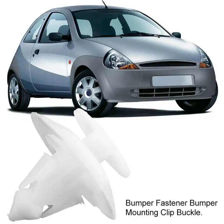 Бампер крепеж бампер монтажный зажим Пряжка для Ford KA RB 1996-2009 1038008 крепежный белый