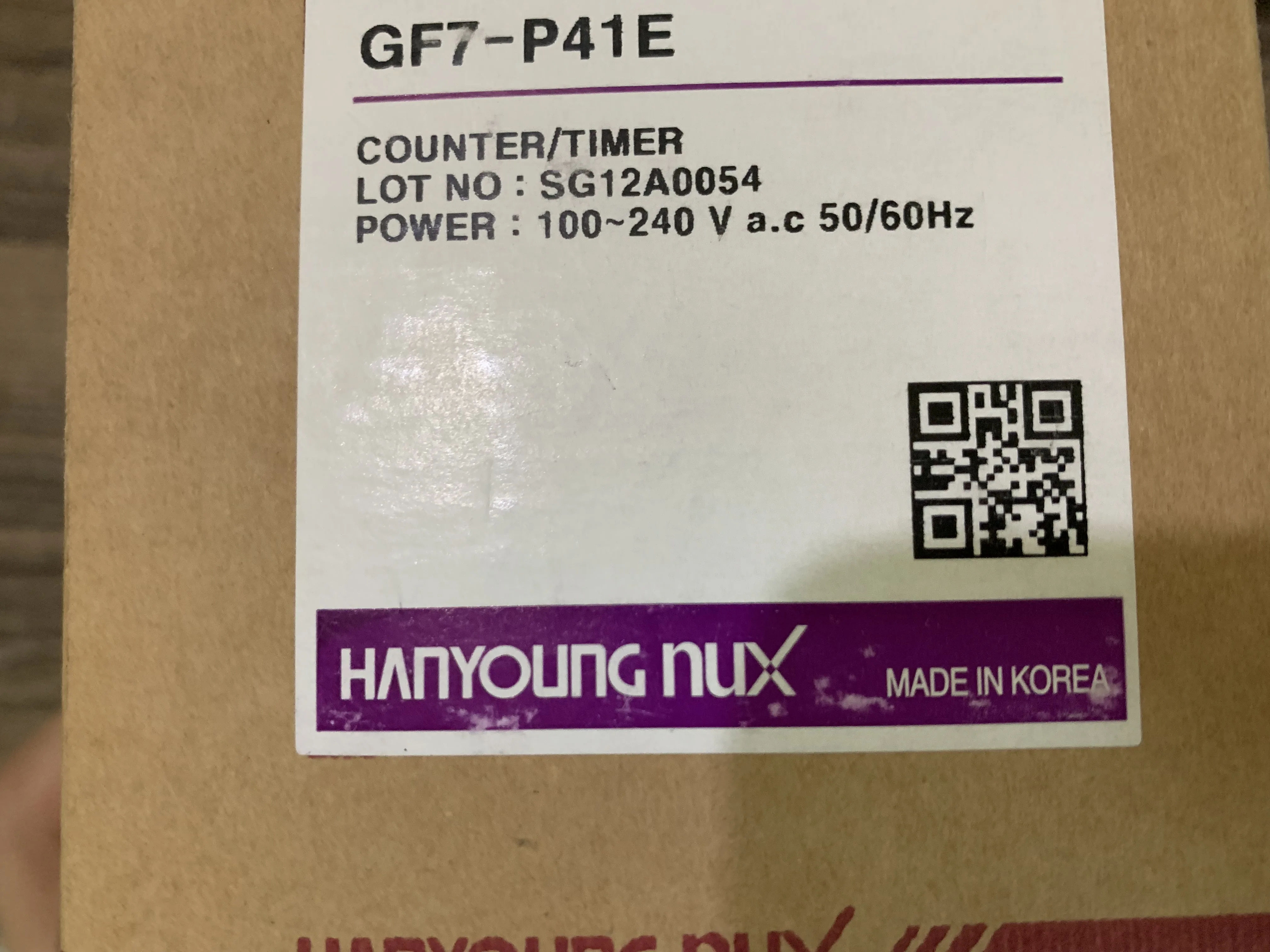 Аутентичный GF7-P41E таймер HANYOUNGNUX