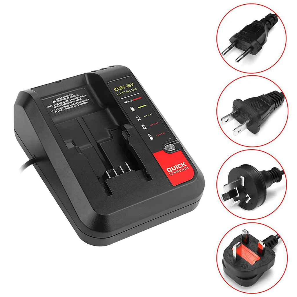 

Зарядное устройство для батарей Black Decker для Porter-кабель для батарей Stanley 10,8-20 в