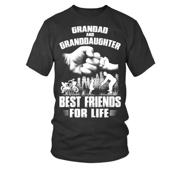 

Men's T-Shirt Grandad and granddaughter best friends for life