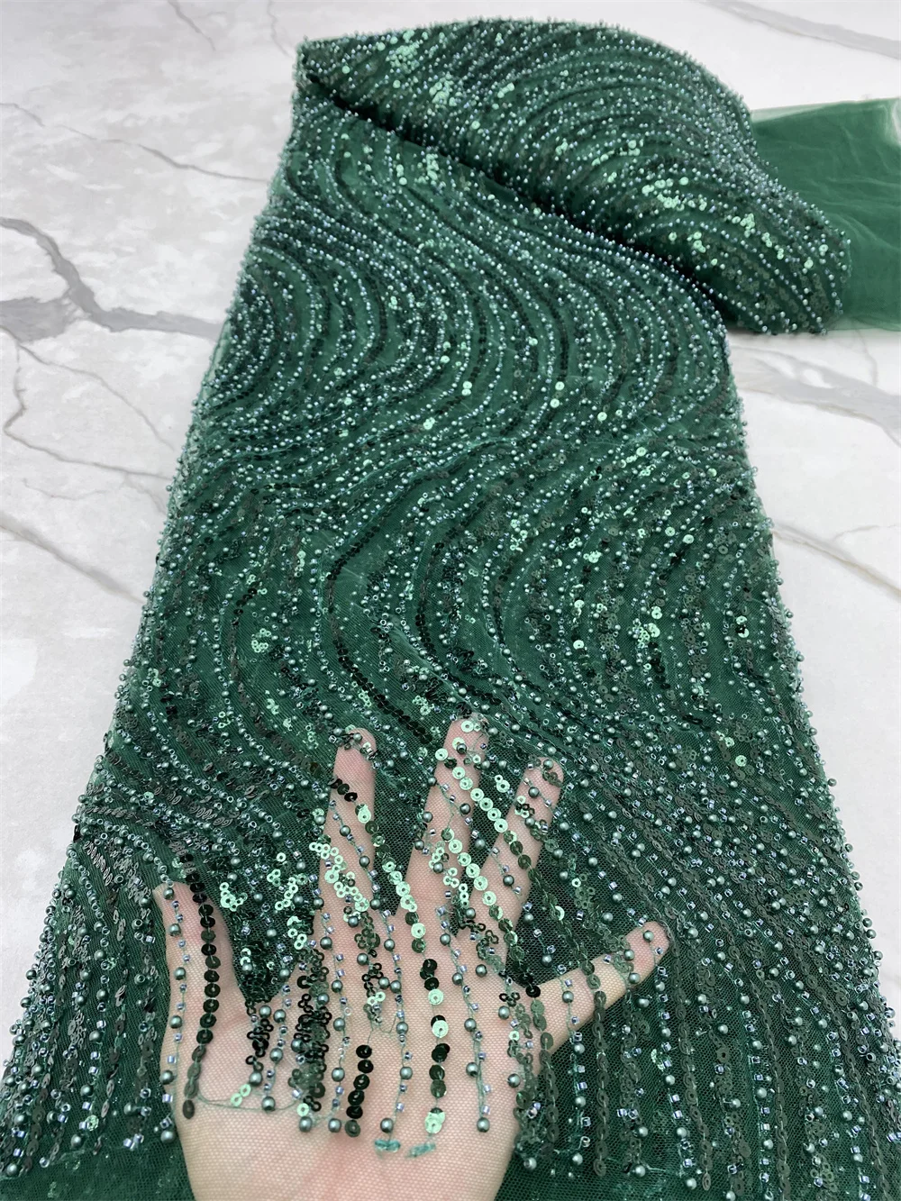 

Французские нигерийские бусины/фототкань 2021, высококачественный тюль, африканские кружева, ткань для свадьбы, Африканское французское Тюл...