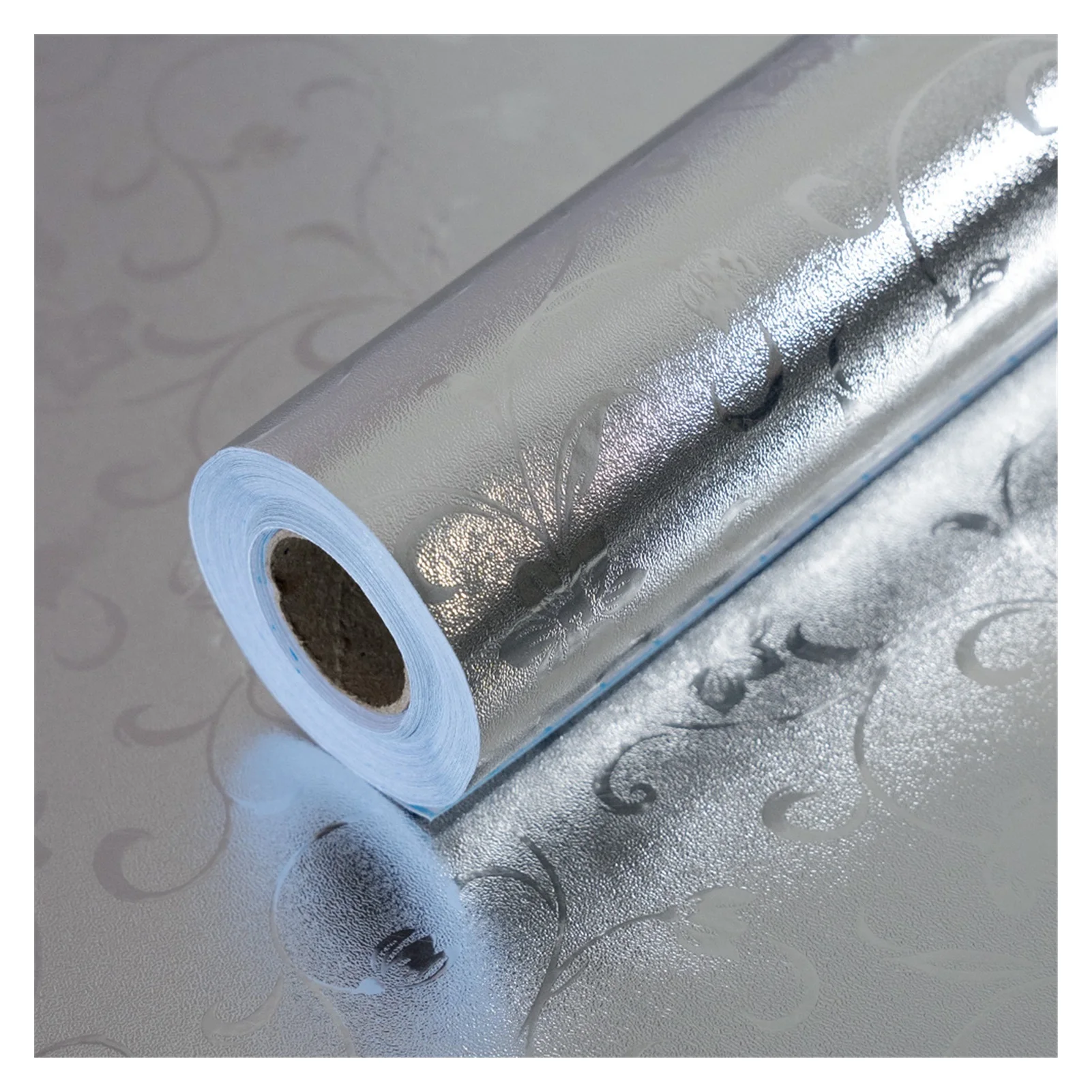 

2021NEW Multi-Size Kitchen Oil-proof Waterproof Stickers Aluminum Foil Kitchen Stove Cabinet Self Adhesive Wall Sticker DIY