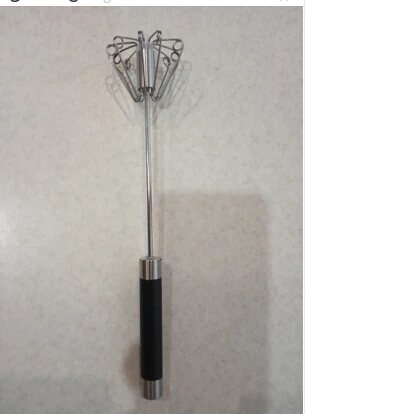 

Stainless Steel Semi-Automatic Whisk Mixer Balloon Egg Milk Beater Cooking Tool Egg Blending Stirring Hand Whisk Mixer