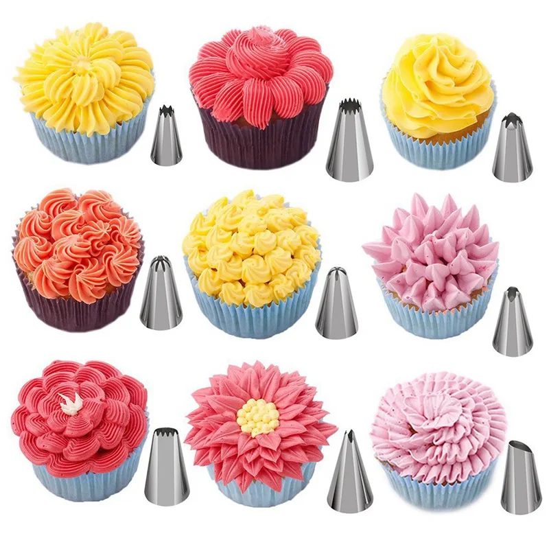 

83 Pcs/set Cake Decorating Mouth Baking Decoration Tool Frosting Pastry Coloring Utensils Cake Decorating Tools Silicone Cutters
