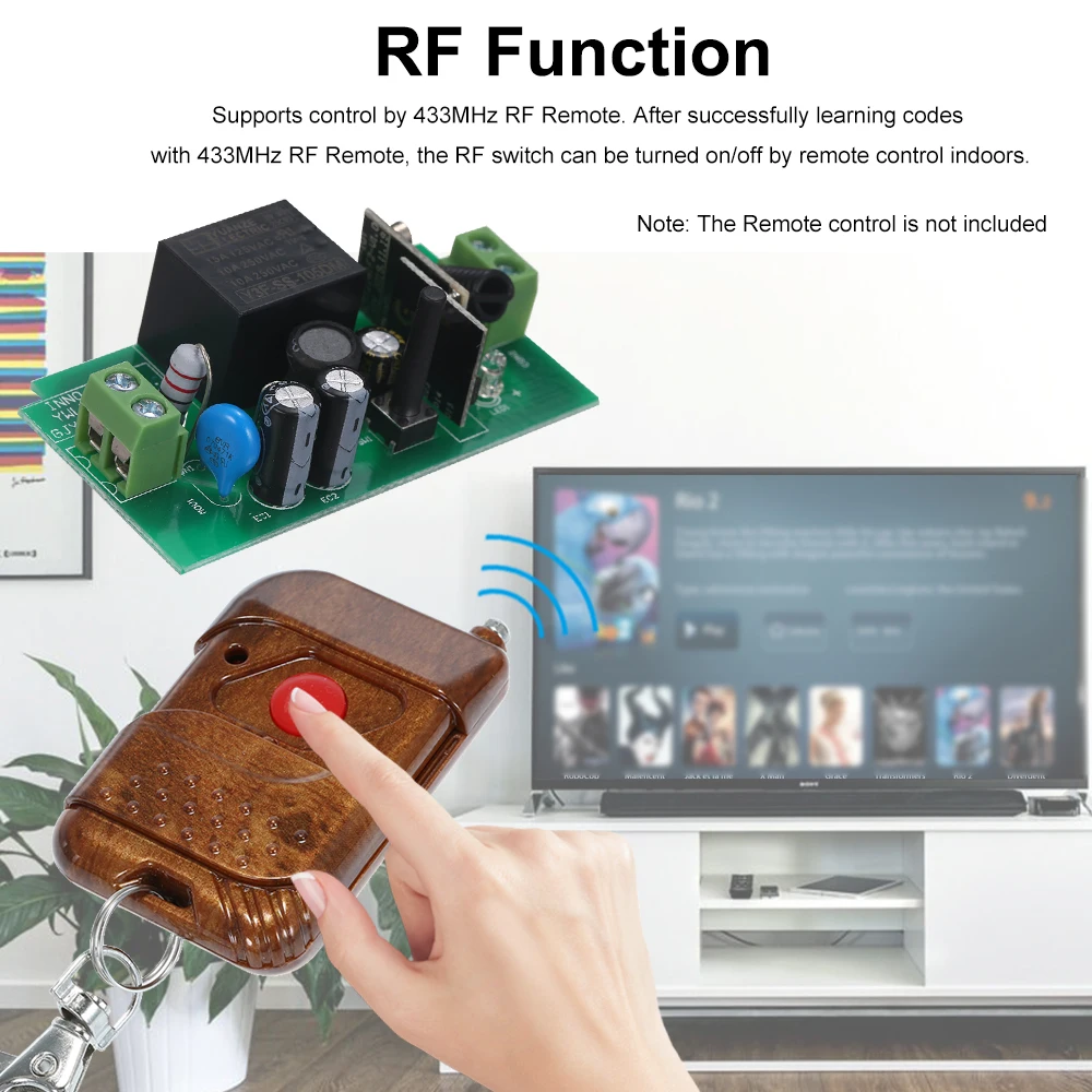 Умный беспроводной переключатель с таймером и поддержкой Wi-Fi | Электроника