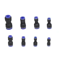 air pneumatic 10mm 8mm 6mm 12mm 4mm 16mm od hose tube reducing straight connector one touch push into gas slip lock fittings