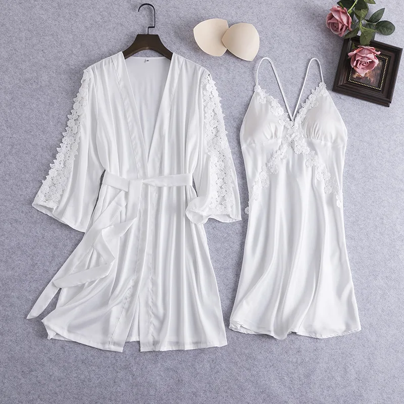 Пижама женская с V-образным вырезом комплект одежды для сна из 2 предметов