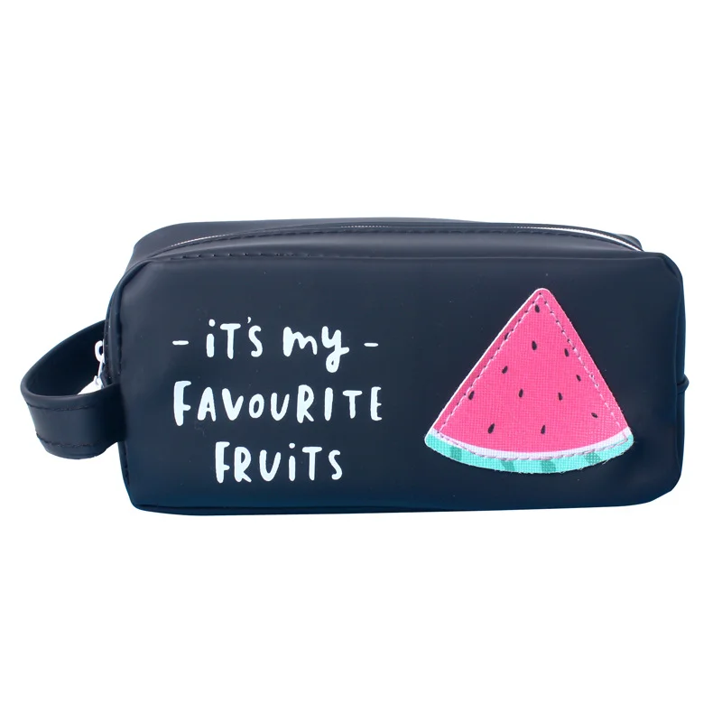 Kawaii пенал мультфильм фрукты Чехол большой емкости ручки карандаши канцтовары