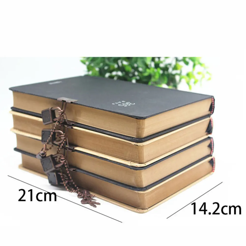 

365 Days Journal Notebook Writing Notebook Planner Personal Diary Organizer with Lock Portable Stationery for Home Office School