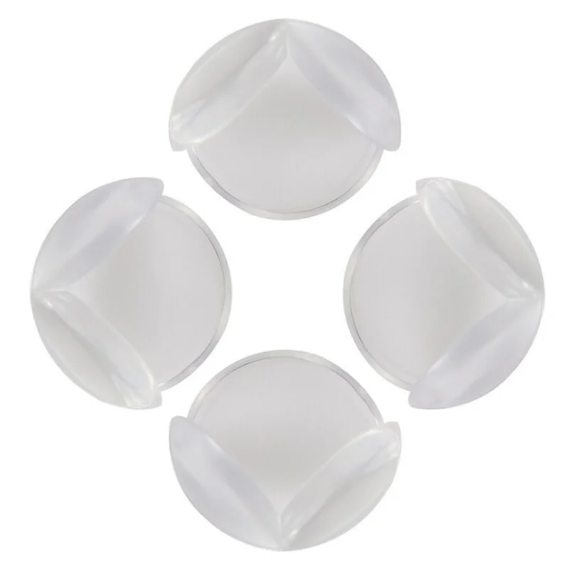 Protector de silicona de seguridad para beb&eacute;s, 4 Uds., anticolisi&oacute;n, borde de esquina de la Mesa, cubierta de protecci&oacute;n, protectores de esquinas para ni&ntilde;os-5