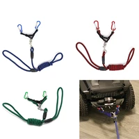 durable tow rope with hook for 15 18 110 scx10 trx 4 rc car modification parts