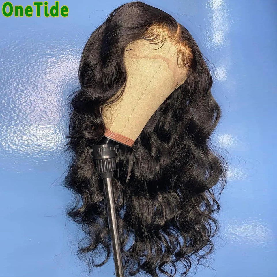 30 Inch Pre Plucked Body Wave Lace Front Wig Brazilian Human Hair T Part Lace Frontal Wigs For Women Bodywave Lace Closure Wig
