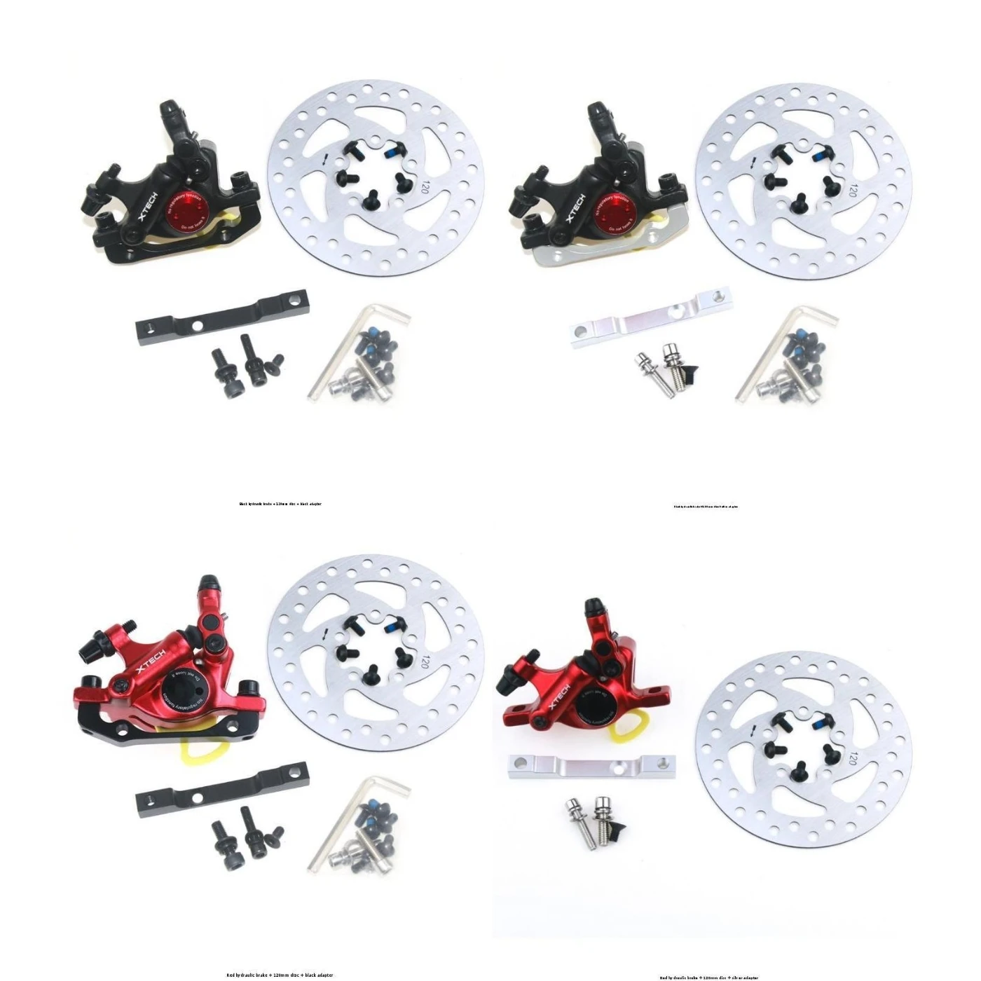 

1 Set 120mm Brake Disc And Adapter Original For Xiaomi Scooter M365 Pro Modified Oil Brake Disc Brake Modification DIY Color