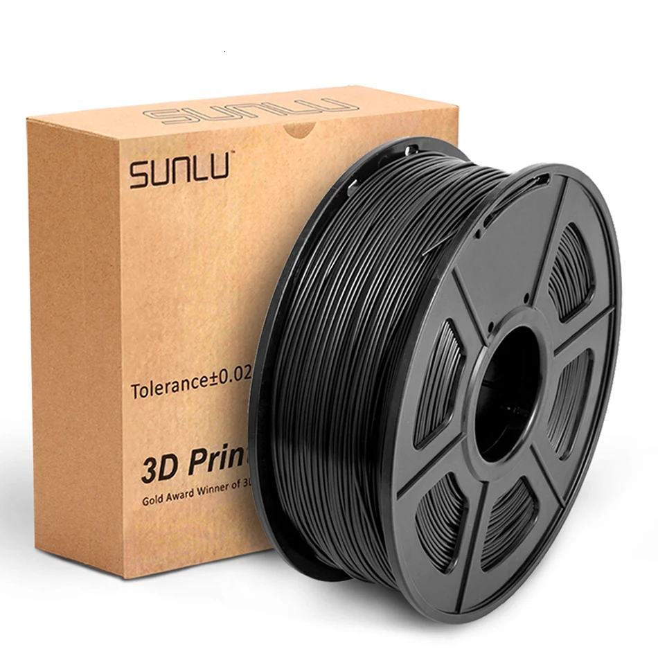 SUNLU Просвечивающая нить PETG для 3d принтера 1,75 мм хорошая прочность нить PETG 1 кг с катушкой абажур расходный материал