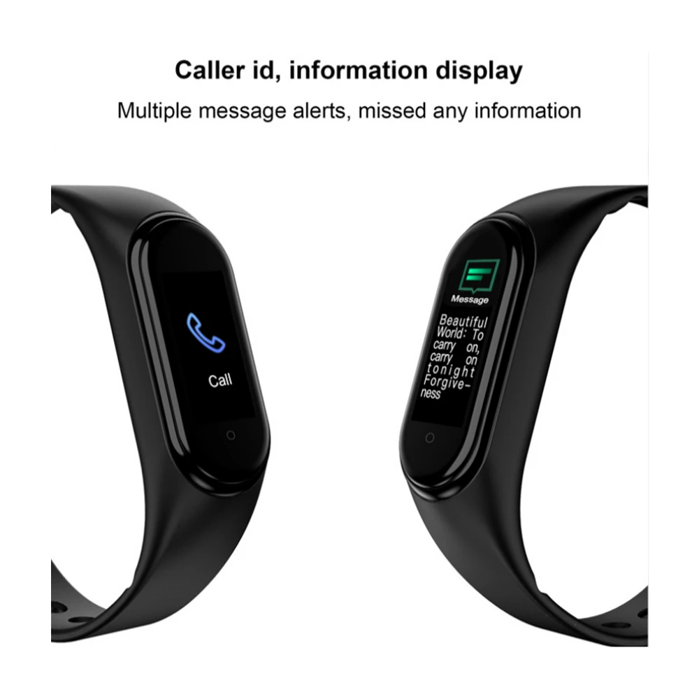 M4 Pro Smart Band Fitness Tracker Bracelet Heart Rate Blood Pressure Smartband Bluetooth-fit Wristbands For Fitbit Men Watch | Электроника