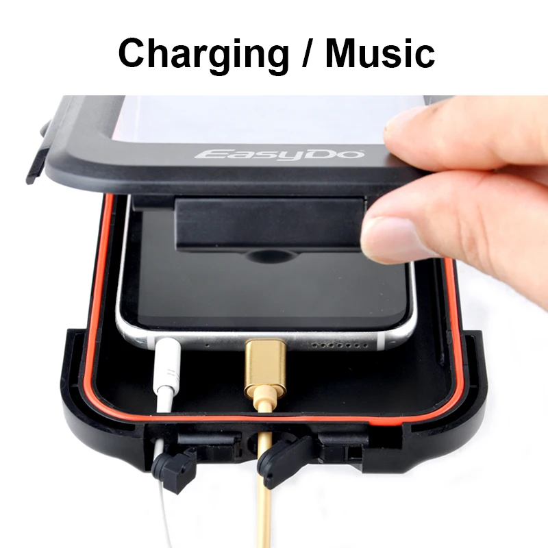 EasyDo Водонепроницаемый велосипед мобильный телефон держатель Регулируемый