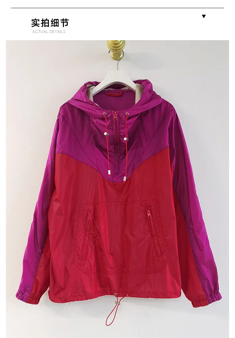 

Женская куртка на молнии с капюшоном и длинным рукавом