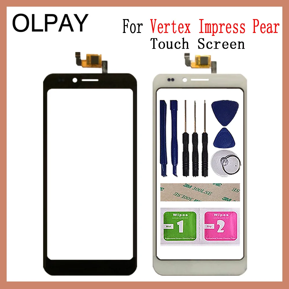 OLPAY 5," сенсорный экран для мобильного телефона Vertex Impress Pear сенсорный экран дигитайзер панель объектив сенсор Переднее стекло Ремонт