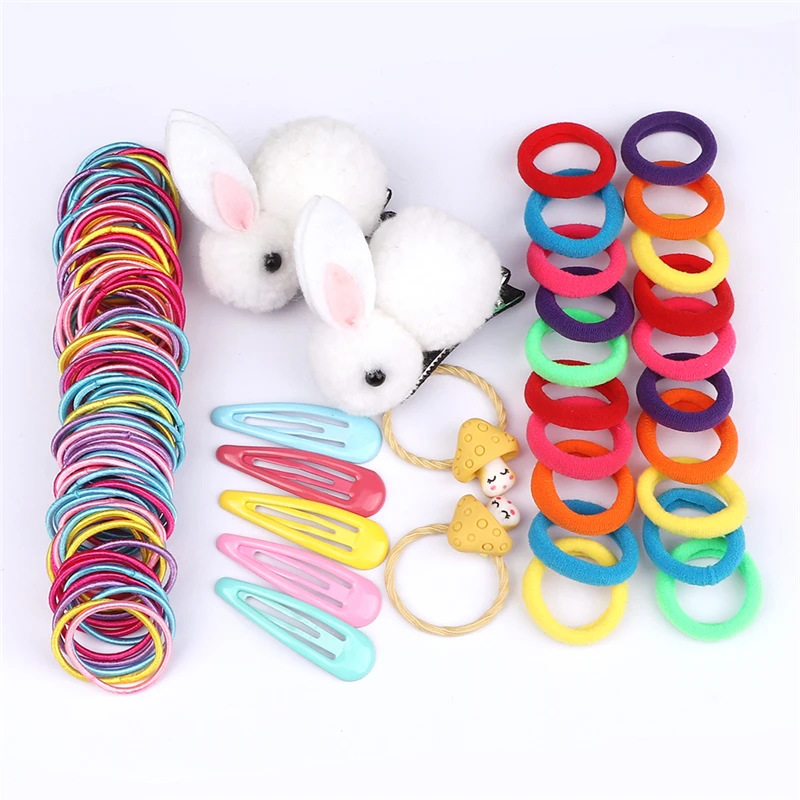 Смешанные яркие разноцветные женские аксессуары для волос комплект Детские с