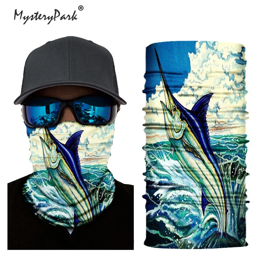 

MysteryPark Cycling Outdoor Skull Seamless Balaclava Magic Scarf Men Women Sun Protection Bandana Neck Gaiters Camping Scarf