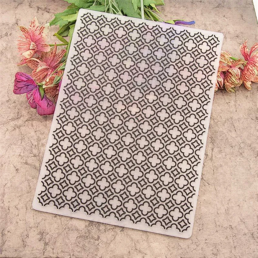 

HOT plastic Copper plate craft card making paper card album wedding decoration clip Embossing folders