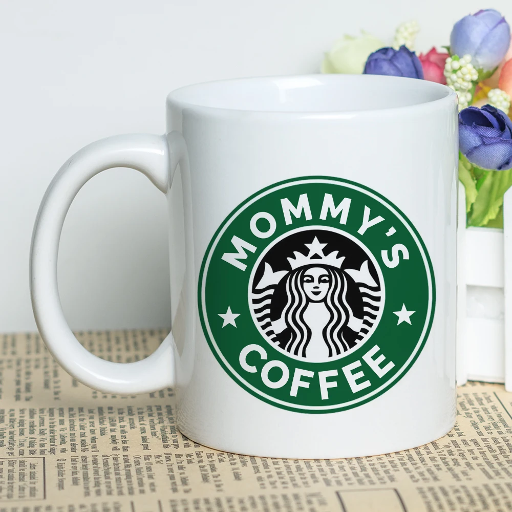Пользовательское имя кружка 11oz 330 мл из белой керамики классический Кофе чашка