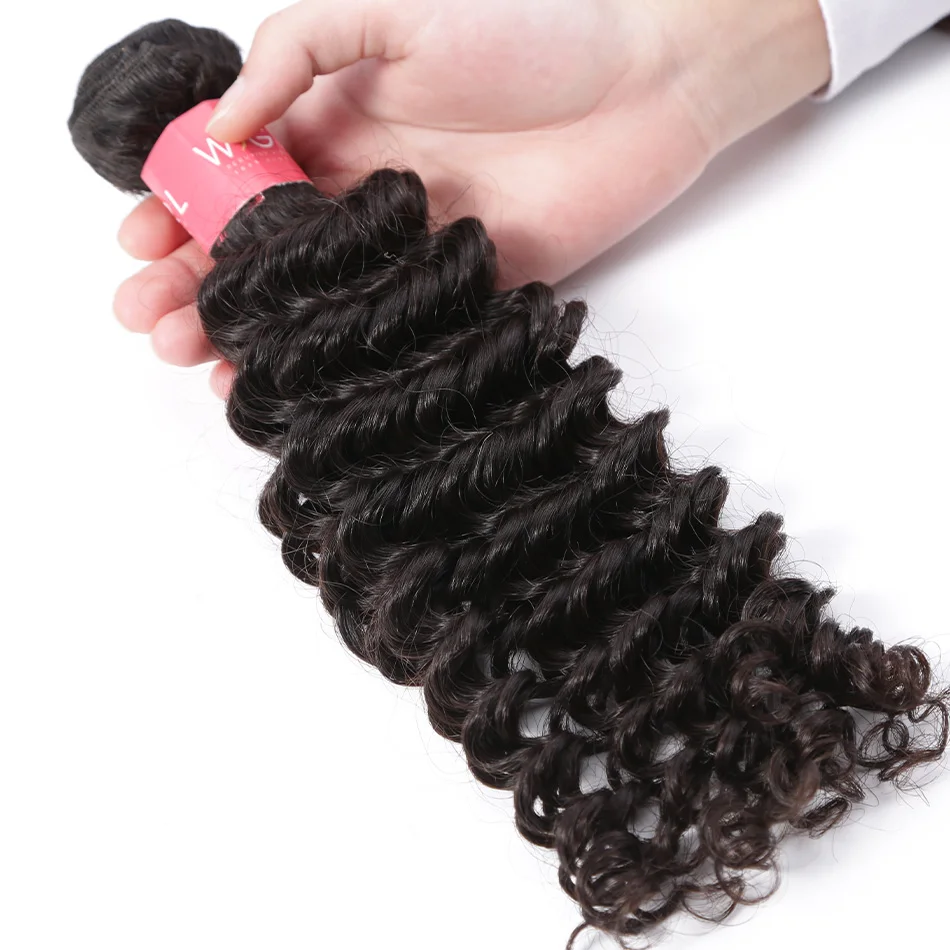 WIGIRL 28 30 Inch Deep Wave Hair Bundles 1 3 4 Brazilian Weave Unprocessed 100% Virgin Human Extensions Weaves | Шиньоны и парики