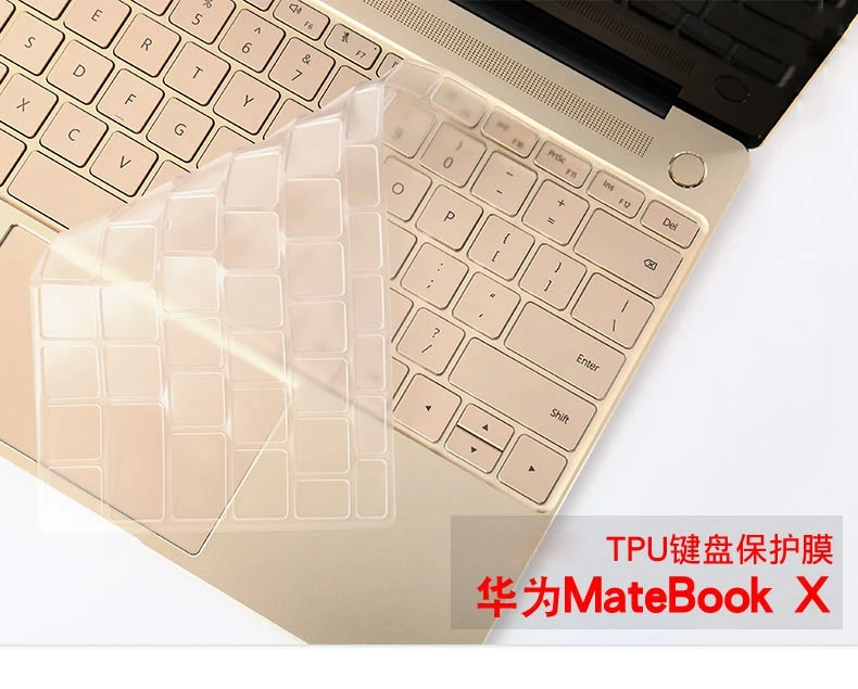 Keyboard Cover TPU Laptop Protector Skin For HuaWei Matebook X D E X Pro Magickbook 13 14 series 12 13 15 13.3 13.9 15.6 inch