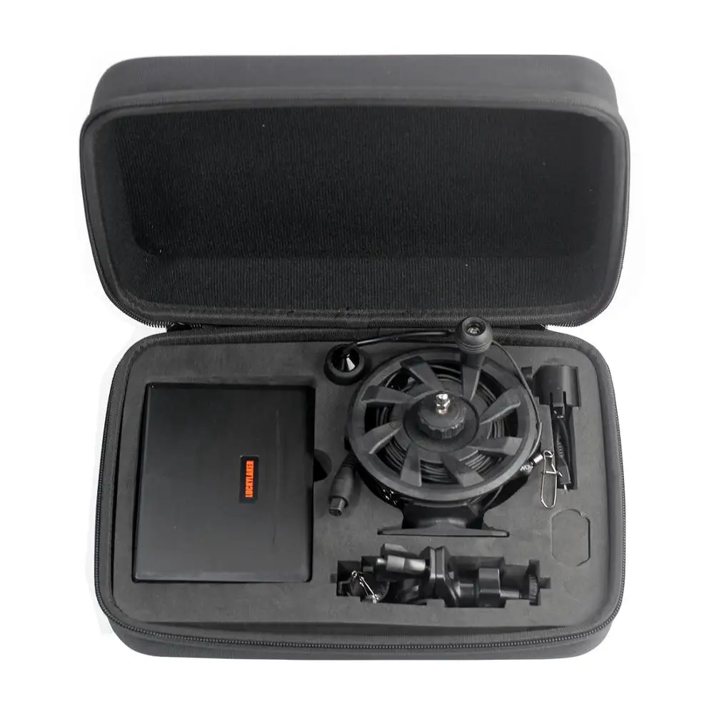 Скидка Портативная подводная камера для рыбалки LUCKY, камера для подводной рыбалки, камера ночного видения, экран 4,3 дюйма, водонепроницаемость IP68, к...