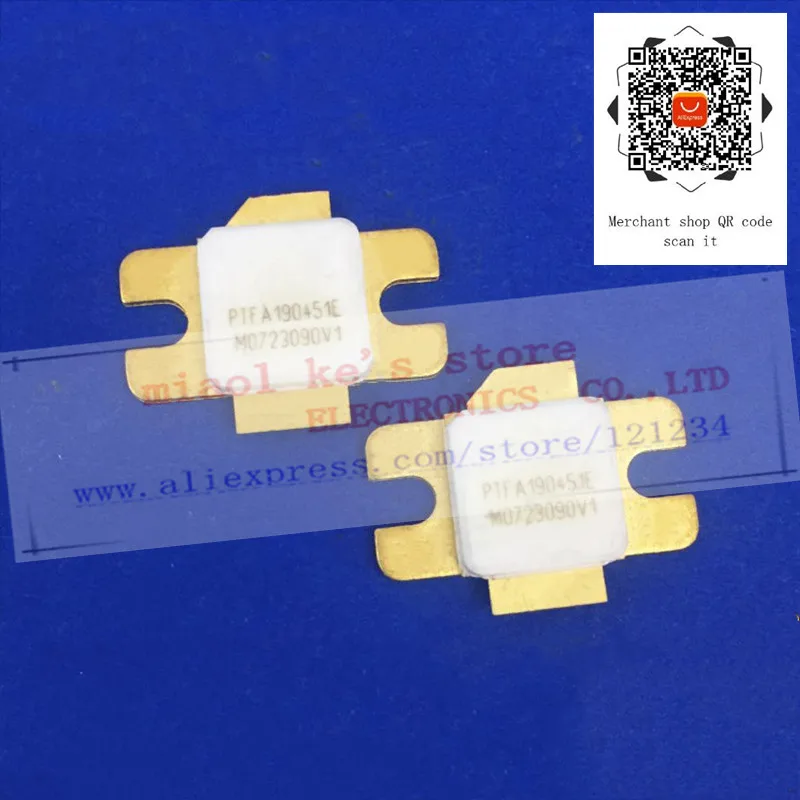 

[1pcs]100%Original: PTFA190451E PTFA190451E V1 [ IC FET RF LDMOS 28V-65V 45W 17.5dB 1930-1990MHz H-36265-2 ] power transistor