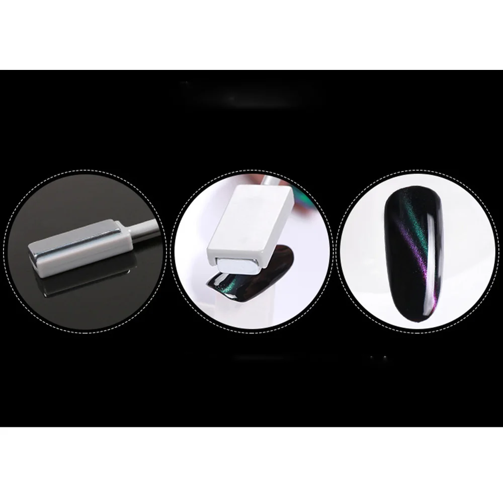 Дизайн ногтей кошачий глаз Магнитная палка 3D эффект сильный магнит УФ гель