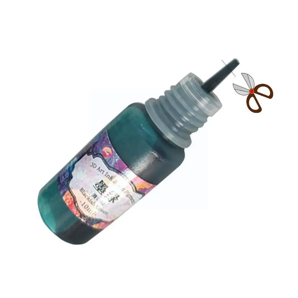 

10ML Epoxy Resin Pigment Liquid Epoxy UV Resin Coloring Dye For DIY Jewelry Making Crafts 24 Color Resin Pigment Tint Color L4E9