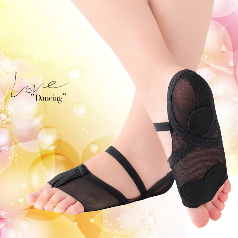 USHINE Professional full foot pad training fitness belly ballet dancing ballet yoga dance socks shoes woman