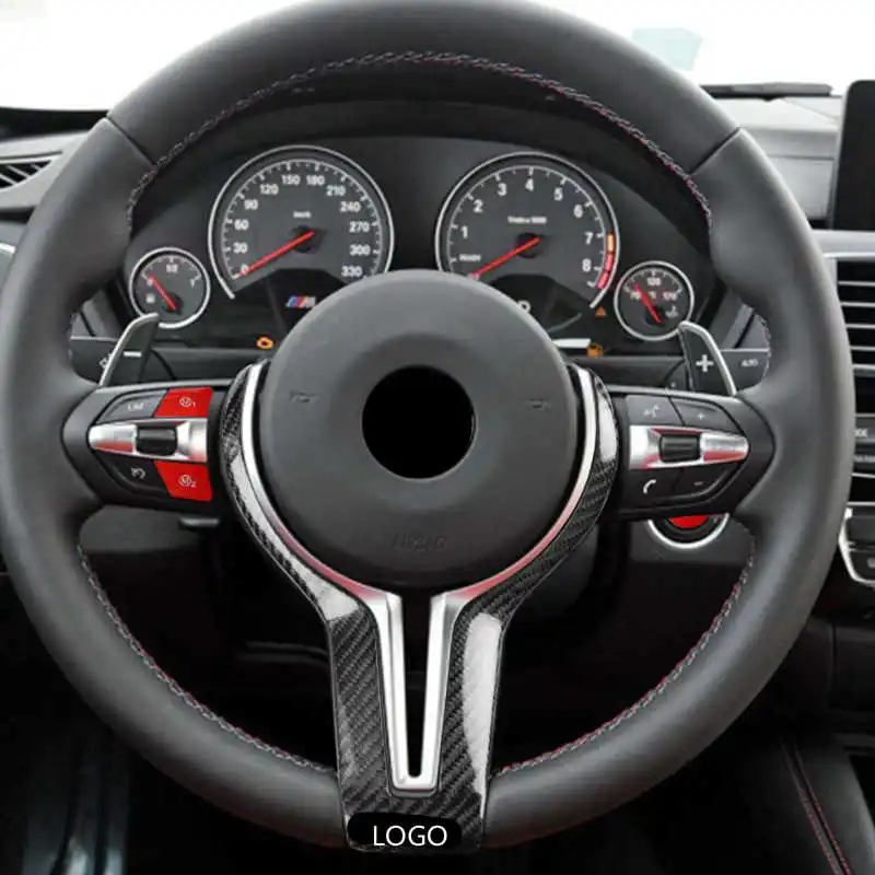Продажа Чехол для руля из углеродного волокна, подходит для BMW 123, 5, 6, 7 серии X1, 2, 3, 45, 6 M3/M4, полый F15