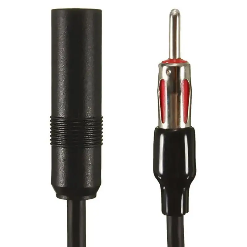

Car Antenna Cable Adapter Aluminum Plug In 1 For 2 Radio Antenna Extension Cable