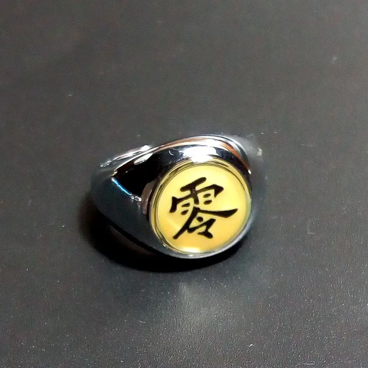 

Anime Naruto Ring Akatsuki Organization Uchiha Sasuke Itachi Sharingan Cosplay Rings for Women Men Jewelry Cartoon 2021